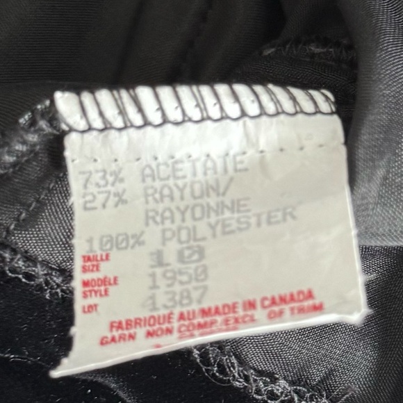 Vintage Black Velour Vest with Frog Closures – Size 10 – Made in Canada - Picture 2 of 7